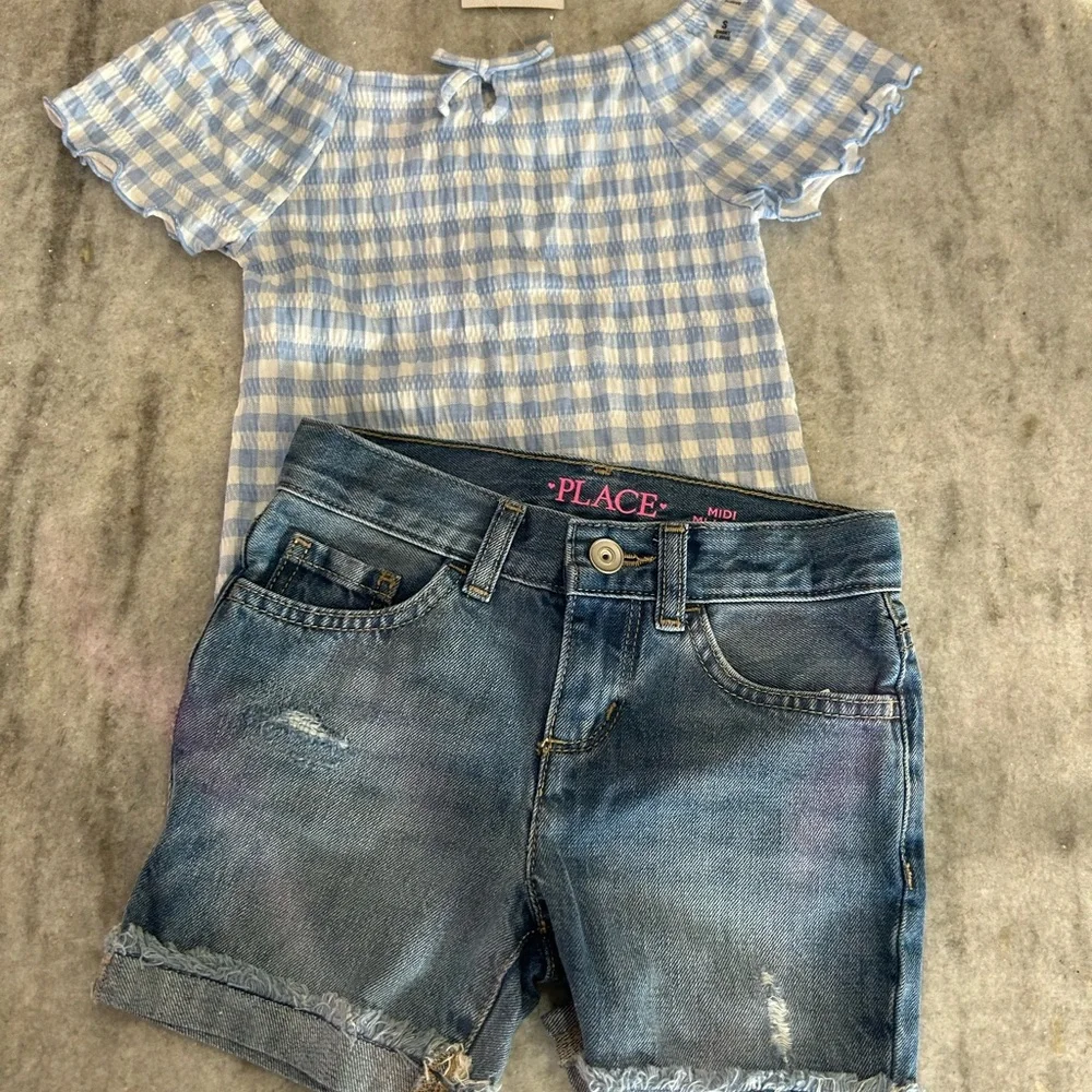 The Children’s Place Jean Shorts/Top Size 5